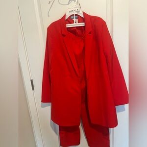 Koret Bold Red Women's Suit. With matching slacks.